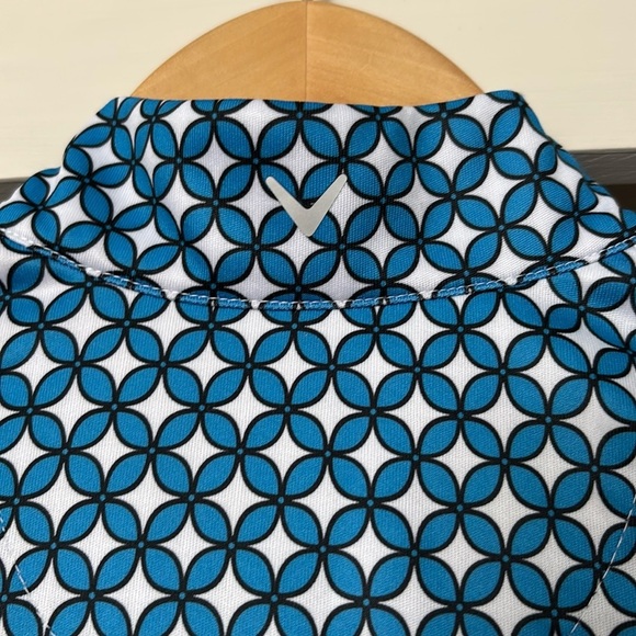 Callaway, Opi Dry Women's Geo Print Golf Polo Shirt, Small - Picture 4 of 11